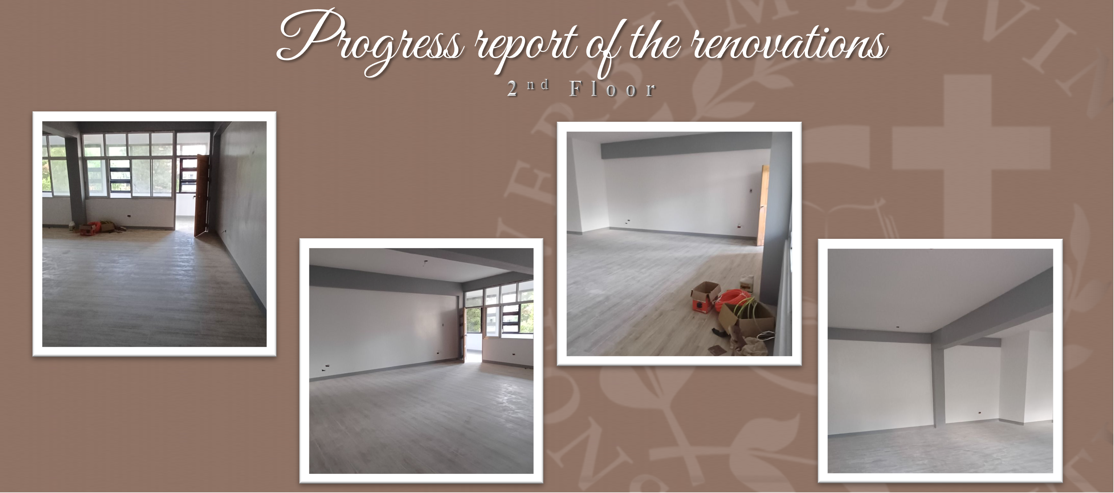 Progress report of the renovations (2nd Floor)